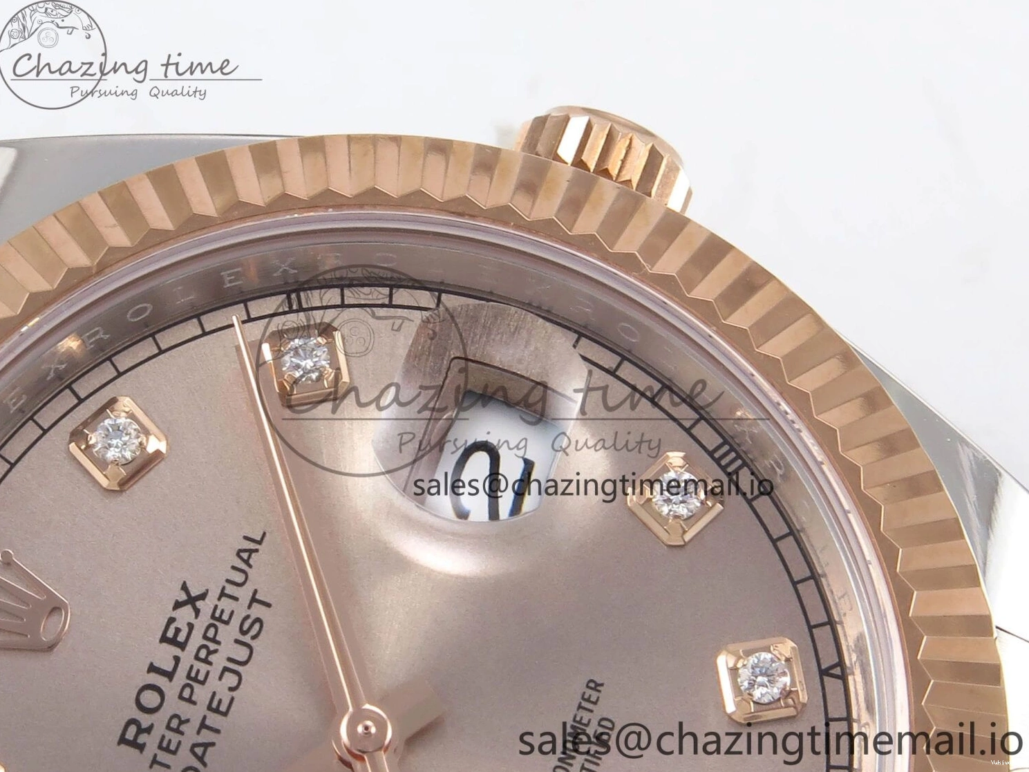 1:1 126331 Bracelet RG 904L DateJust Oyster SH3235（Gain on SS RG 41 Best Edition Steel Weight） Diamonds Dial ARF 0414
